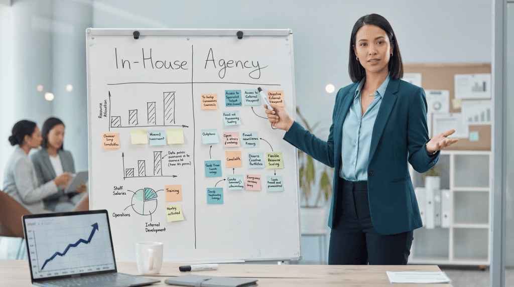 In-house vs. agency content strategy