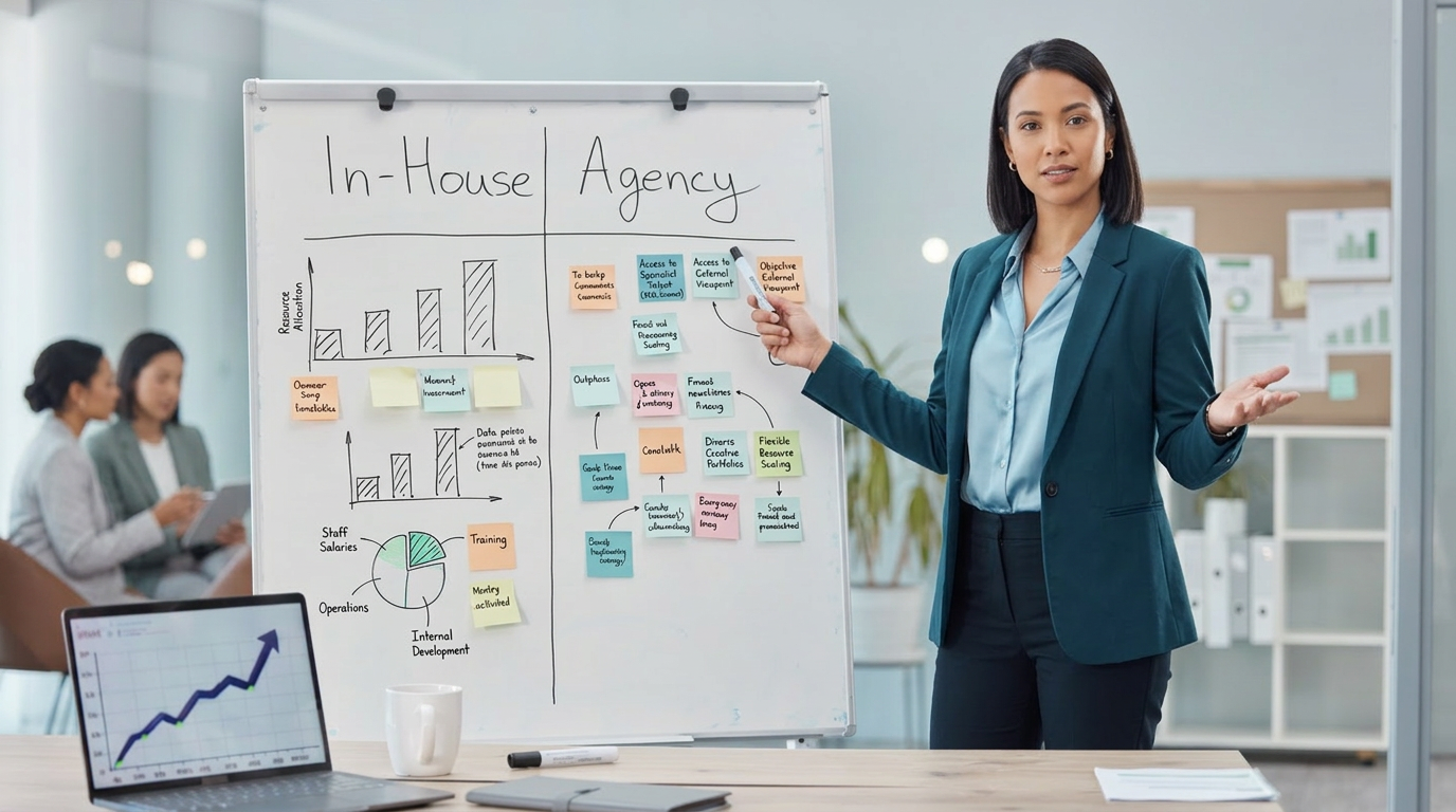 In-house vs. agency content strategy